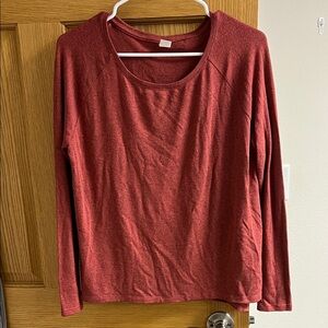 Old Navy Rich Red Long Sleeve Tee